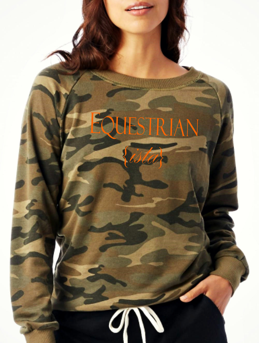Equestrian Street Style Fashion: Camouflage Equestrian {ista} Pullover