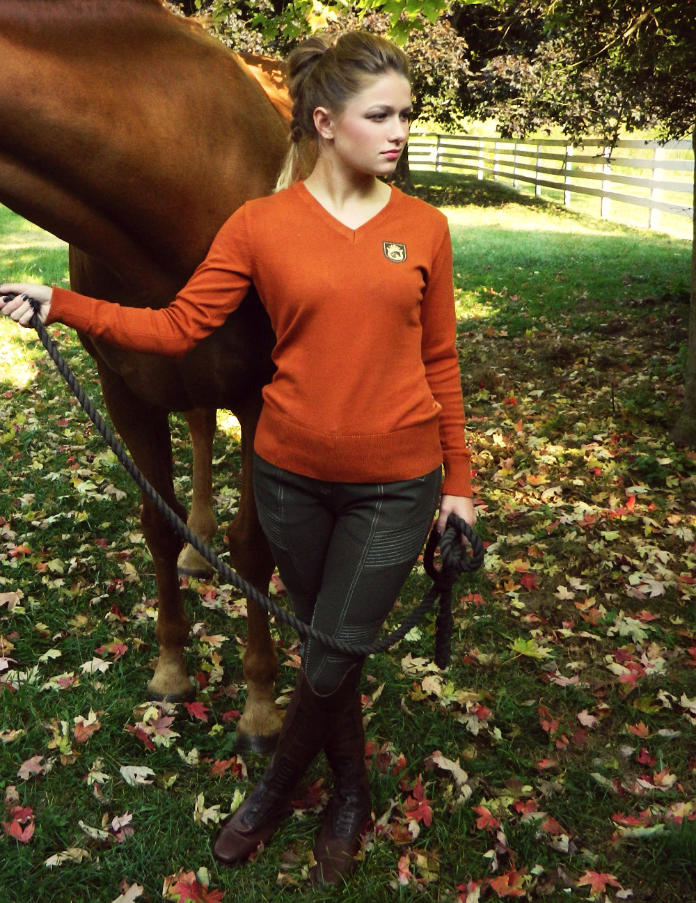 Equestrian Trends: Rust Colored Breeches meet their Match