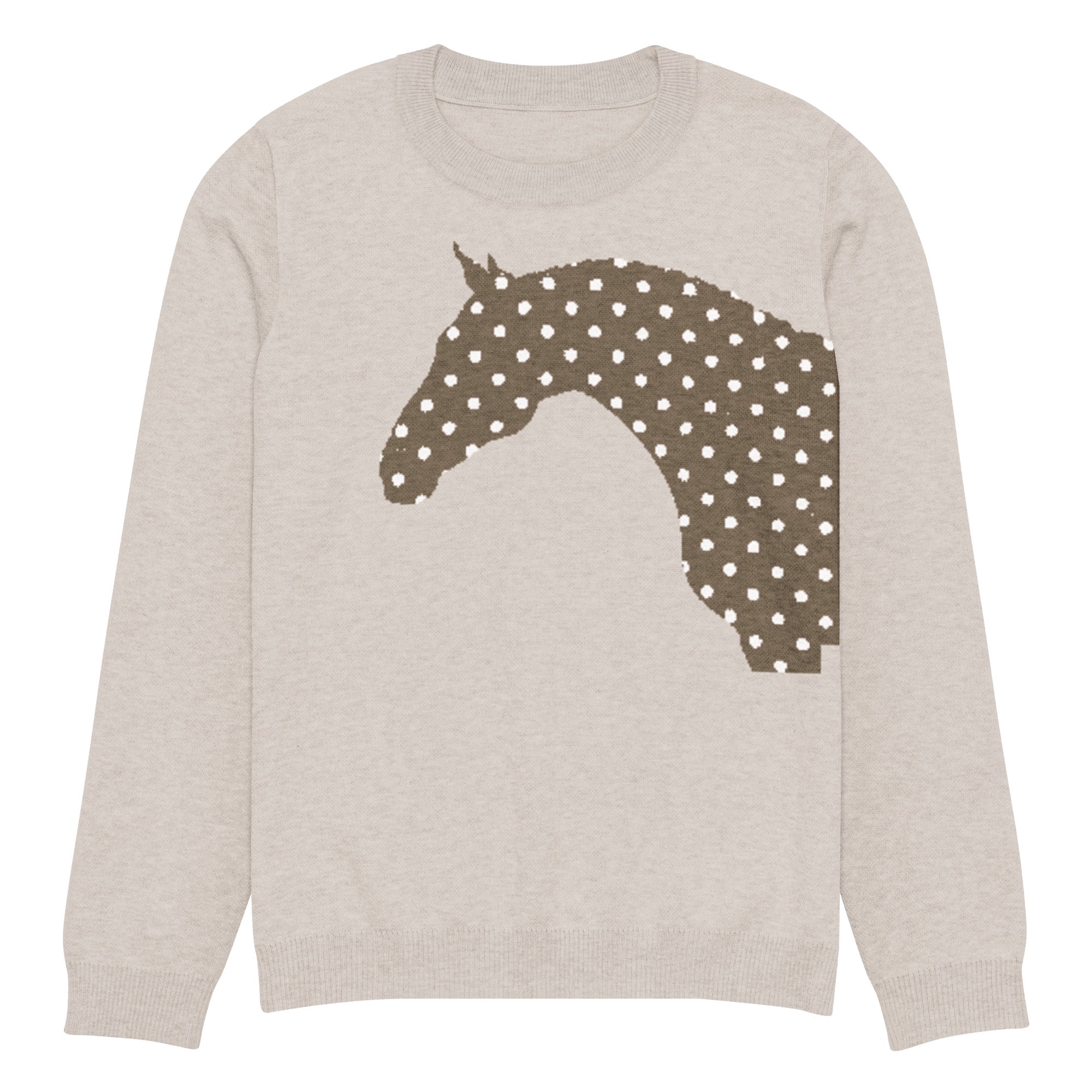Vivian Knit Crewneck Sweater | Cremello