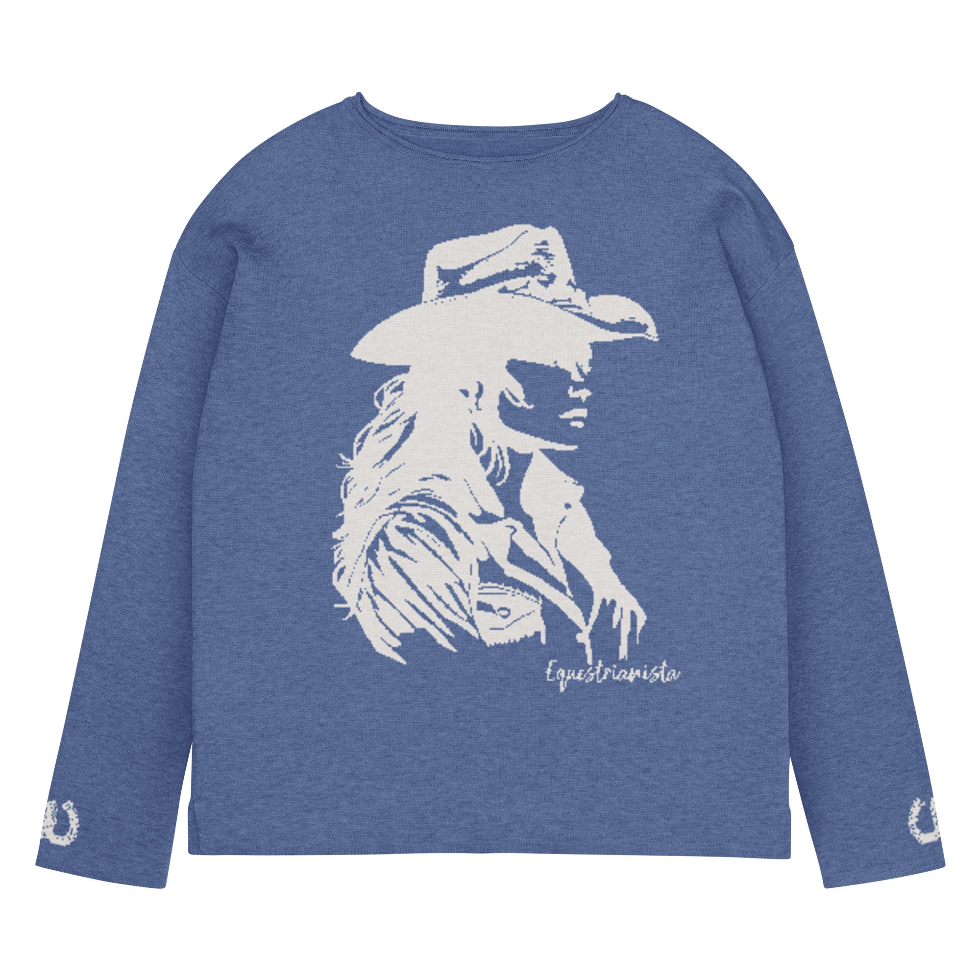 Lainey Knit Crewneck Sweater | Denim