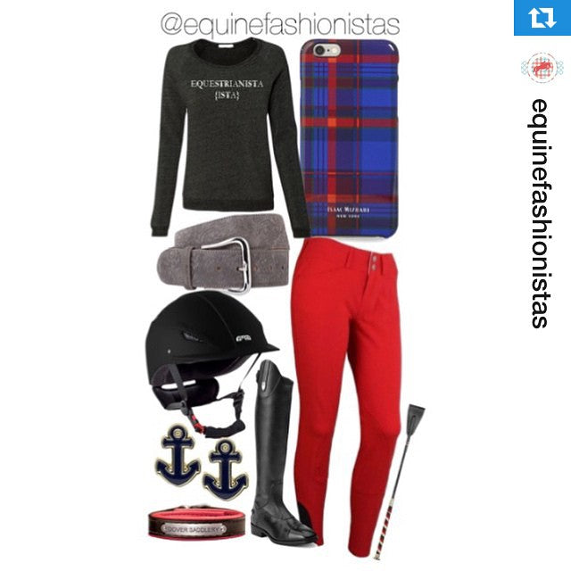 Equestrian {ista} Sweatshirt as Your Stylish Riding Outfit of the Day