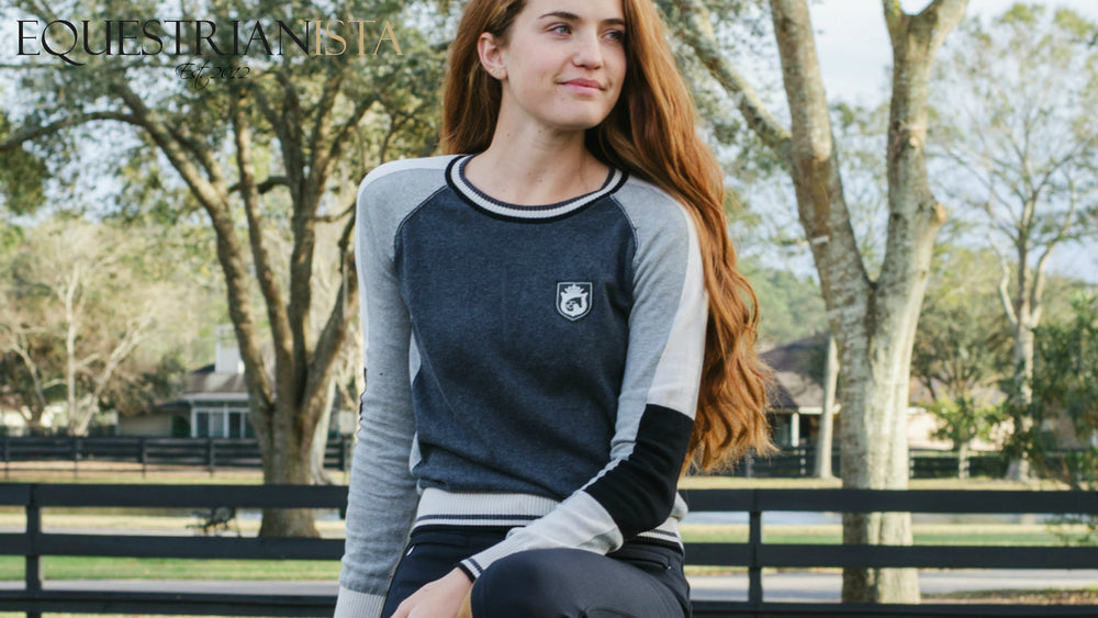 Show Crew Sweater worn by My Equestrian Style